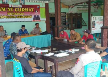 Jum’at Curhat Polsek Kedamean, Warga Keluhkan Mobil Besar, Begini Tanggapannya!