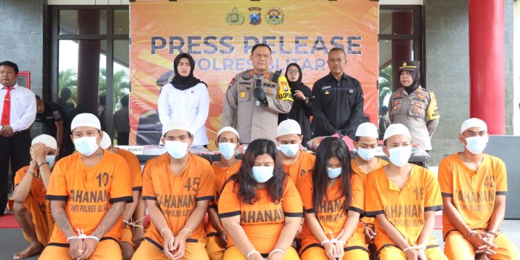Satu Bulan Jabat Sebagai Kapolres Blitar Polda Jatim AKBP Anhar Arlia Rangkuti SIK ungkap 9 kasus kriminalitas di Kabupaten Blitar*