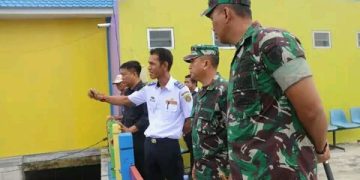 Danrem 091/ASN Cek Lokasi Karya Bakti Pembersihan Sampah dan Gulma
