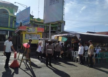 Satgas Pangan Polres Blitar Kota Bersama Disperindag Gelar Operasi Pasar Beras Murah