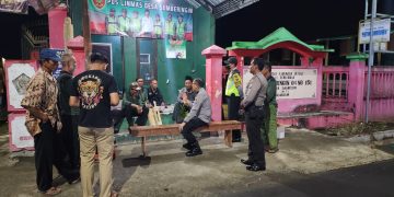 Sambangi Pos Kamling di Desa Sumberingin, Ini Pesan Kasat Binmas Polres Blitar Kota