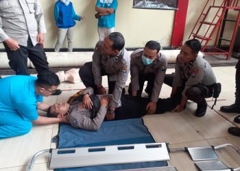 Gelar Pelatihan PPGD, Polres Blitar Siap Jaga Profesionalitas Personil Saat Berikan Pertolongan Pertama*