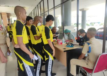 Tumbuhkan Kekebalan Tubuh Cegah Covid-19 Sidokkes Polres Tabanan Gencarkan Booster Tahap II