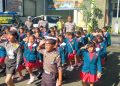 Polsek Baturiti Terima 45 Anak TK Dalam Acara Polisi Sahabat Anak
