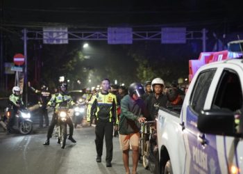 Polres Kediri Kota Amankan Puluhan Motor Berknalpot Brong