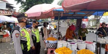 Mobile Patrol Polsek Tabanan Cek Pasar Dan Ketersediaan Sembako