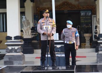 Kapolres Tabanan Pimpin Apel Pengamanan Eksekusi