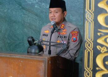 Kapolres Blitar Kota Berikan Ceramah Kamtibmas di Masjid Hidayatullah