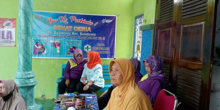 Kegiatan Posbindu Kalidawir berjalan lancar dan kondusif