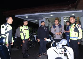 Kapolres Bersama Bupati Ngawi Patroli Sahur Cegah Balap Liar