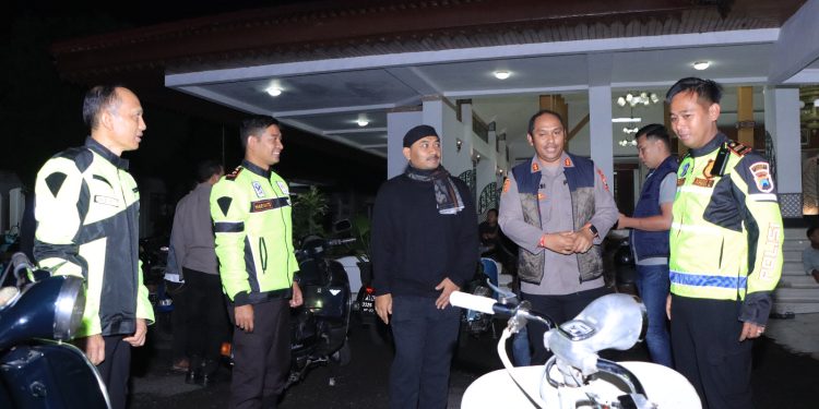 Kapolres Bersama Bupati Ngawi Patroli Sahur Cegah Balap Liar