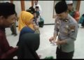 Peduli Anak Yatim di Ngawi, Polsubsektor Kasreman Beri Santunan