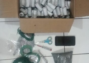 Polres Blitar Kota Sita 77 Kg Bahan Mercon dari Tiga Tersangka