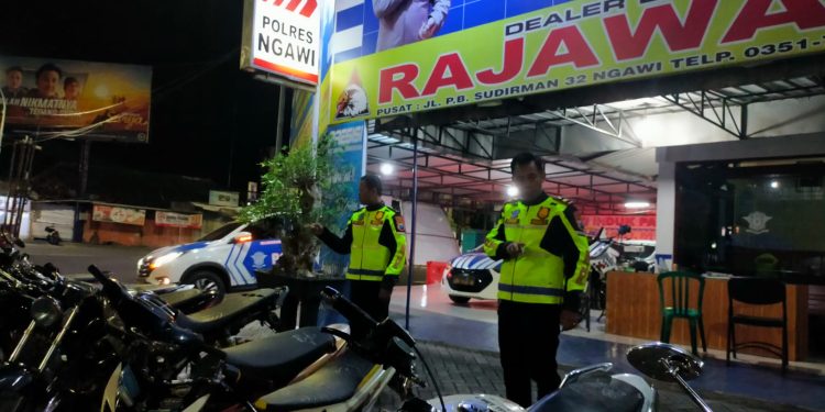 Jaga Kamtibmas, Polres Ngawi Amankan 15 Motor Knalpot Brong