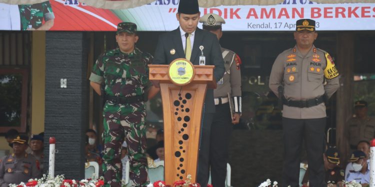 Mudik Aman Dan Berkesan, Polres Kendal Laksanakan Apel Gelar Pasukan Operasi Ketupat Candi 2023