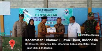 Penyaluran BLT – DD desa slemanan berjalan lancar.