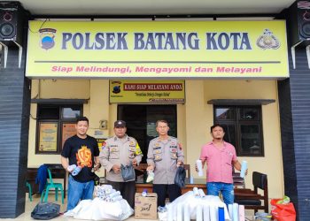 Ratusan Selongsong Petasan Kembali Ditemukan di Rumah Warga, Polsek Batang Amankan Barang Bukti