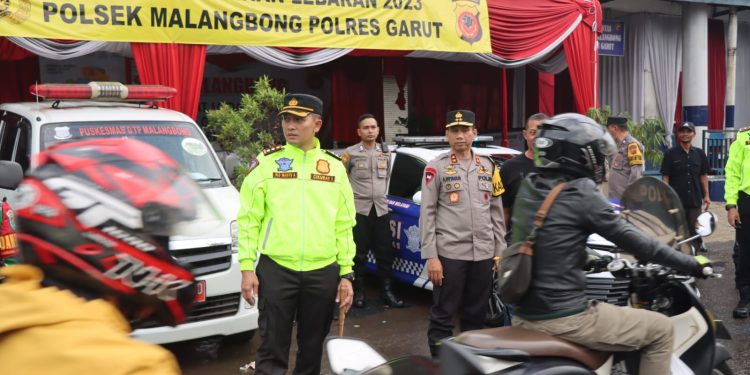 Kapolda Jabar Pantau Jalur Selatan dan Pos Pam Malangbong Polres Garut