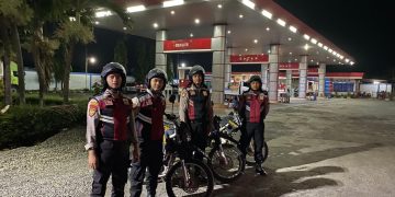 Sat Samapta Polres Kendal Pengamanan Arus Lalu Lintas Jalur Pantura Pasca Lebaran 2023