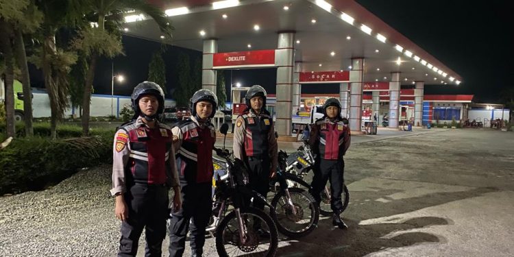 Sat Samapta Polres Kendal Pengamanan Arus Lalu Lintas Jalur Pantura Pasca Lebaran 2023