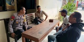 Kapolsek Sugio AKP ALI FATONI, SH, Kanit Intelkam dan Kanit Reskrim Telah Melaksanakan Kegiatan Kordinasi.