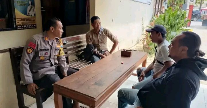 Kapolsek Sugio AKP ALI FATONI, SH, Kanit Intelkam dan Kanit Reskrim Telah Melaksanakan Kegiatan Kordinasi.