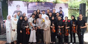 Kapolres Kota Sukabumi,Resmikan Rumah Inspirasi Musik,Seni dan Budaya Serta Santuni Anak Yatim.