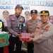 Kapolres Ngawi Lakukan Pengecekan Pos Pam OPS Ketupat Semeru 2023.