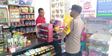 Jaga Stabilitas Keamanan Jelang Idul Fitri , Polsek Udanawu  Laksanakan Patroli Di Kawasan Perbelanjaan.