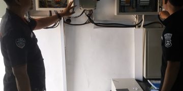 Kasi TIK Polres Ngawi Lakukan Pengecekan Repeater
