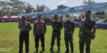 Ciptakan Kamtibmas TNI-Polri Berikan Pengamanan Dalam Rangka Reuni Akbar SMPN 1 Limbangan
