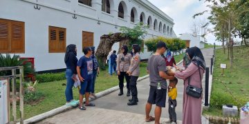 Polres Ngawi Terjunkan Polwan di Tempat Wisata Benteng Van den Bosch