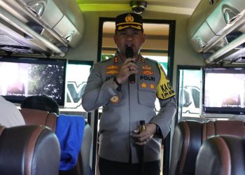 Mudik Balik Bareng Polres Kendal Aman dan Berkesan