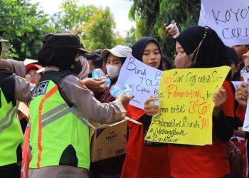 Pengamanan Hari Buruh 2023, di Kab. Madiun berjalan Aman dan Nyaman