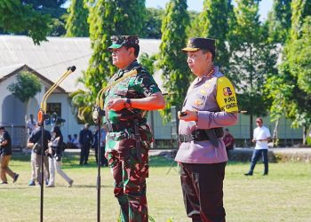 Apel Gelar Pasukan, Kapolri dan Panglima Tegaskan TNI-Polri Bersinergi dan Solid Amankan KTT ASEAN