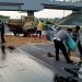 Gercep Polantas Tangani Laka Tunggal di Tol Ngawi