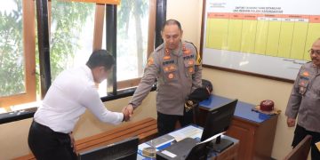 Kapolres Ngawi Cek Polsek Karanganyar