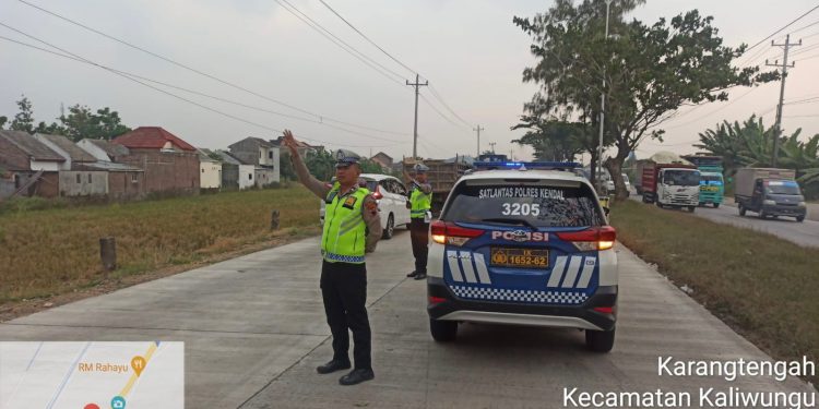 Upaya Cegah Aksi Balap Liar Sat Lantas Polres Kendal Lakukan Patroli BLP di Jalan Lingkar Kaliwungu