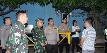 Polisi Bersama TNI Patroli Rumah Kosong Yang Ditinggal Mudik, Nihil Laporan Tindak Pidana