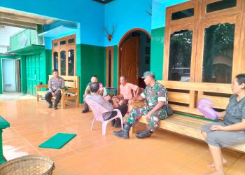 Sinergitas TNI Polri Sambang Tokoh Masyarakat di Ngawi