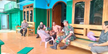 Sinergitas TNI Polri Sambang Tokoh Masyarakat di Ngawi