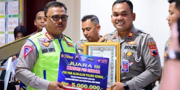 Amankan Lebaran 2023, Polres Kendal Raih Juara 3 Sebagai Pos Pelayanan Terbaik Ops Ketupat Candi Se Polda Jateng