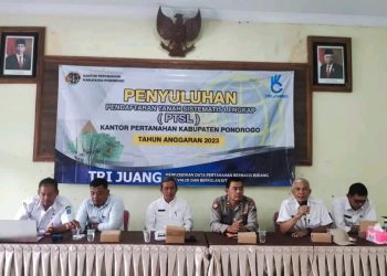 BPN Ponorogo Gelar Sosialisasi PTSL 2023 di Desa Ngebel