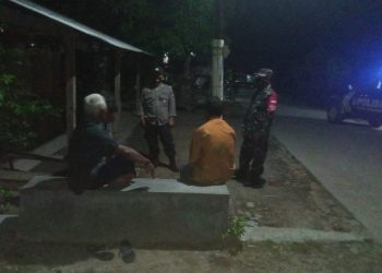 Patroli Daerah Pemukiman, Wujud Sinergitas TNI Polri di Ngawi
