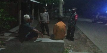 Patroli Daerah Pemukiman, Wujud Sinergitas TNI Polri di Ngawi