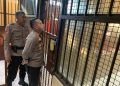 Pastikan Aman, Kapolres Kediri Kota Cek Keadaan Tahanan Di Rutan Mapolres
