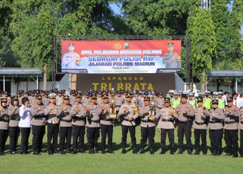 Kapolres Madiun Launching 349 Personil Menjadi Polisi RW