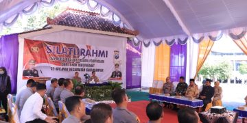 Silaturahmi Kapolres Ngawi Bersama Forkopimcam dan Tokoh Masyarakat Karanganyar