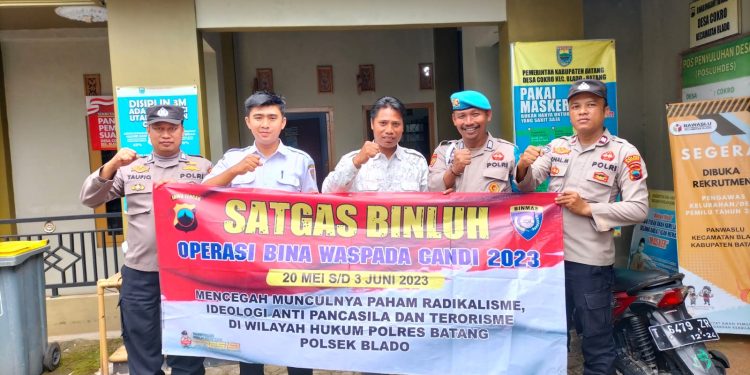 Polsek Blado Ajak Masyarakat Bersinergi Cegah Penyebaran Paham Radikal