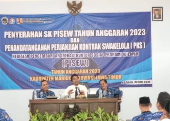 Puluhan Desa di Kabupaten Madiun Dapat Gelontoran Ratusan Juta Untuk PISEW